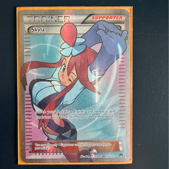 XY - BREAKpoint Skyla Full Art Trainer Card #122/122 - Pokmon